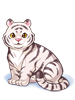 Mascote Tigre Branco